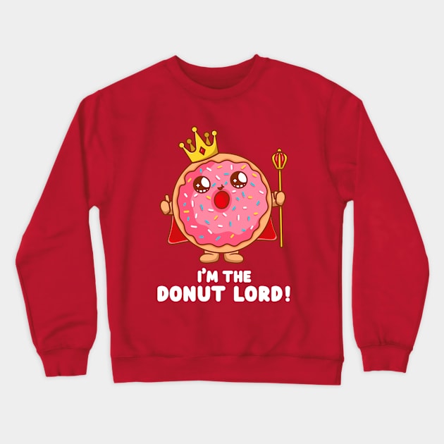 Donut lord (o dark  colors) Crewneck Sweatshirt by Messy Nessie